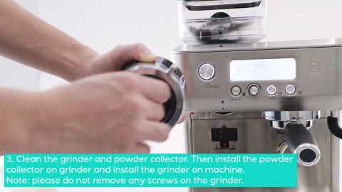 CASABREWS 5700Pro Espresso Machine with Grinder, Professional Coffee Maker with Milk Frother Steam Wand, Barista-Quality Cappuccino Latte Machine with LCD Display, Great for Coffee Enthusiasts