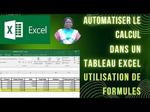 COMMENT AUTOMATISER LES CALCULS DANS UN TABLEAU EXCEL GRACE A DES FORMULES ? / TUTO EXCEL