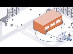 Air Caster system moves modular buildings/ structures