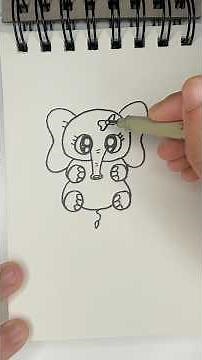 Dessiner un éléphant super facilement !!