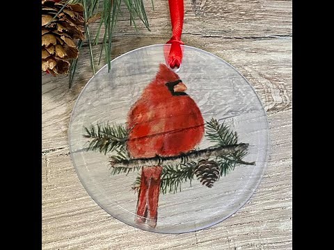 How to sublimate Tempered Glass Ornament