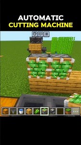 Automatic Cutting machine in minecraft 🤯 | #thecortexgamerz #minecraft #shorts