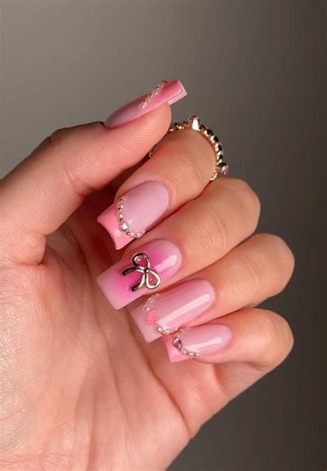 Cute Coquette Valentine Nail Ideas for a Soft Girl Look