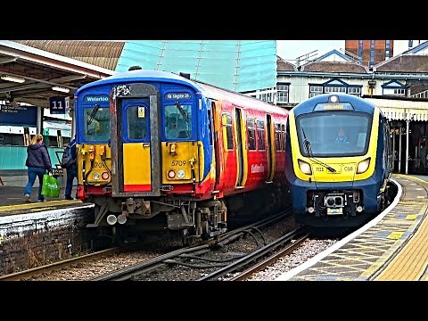 Trains at Clapham Junction - Britains Busiest Station 17/09/25