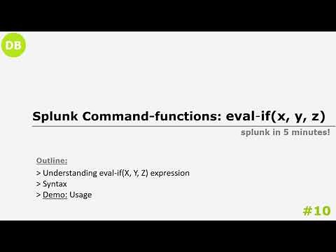 Splunk Commands: eval-if usage