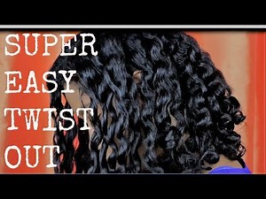 SUPER EASY TWIST OUT | Relaxed Hair