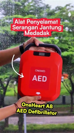 Sudden cardiac arrest rescue device 💓 OneHearth A8 AED Defibrillator #heartattack #cpr