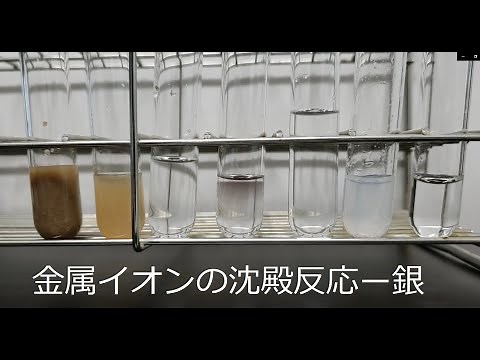 【化学実験】金属イオンの沈殿反応 銀イオン