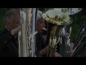 Barnard Castle Brass Band play "Barnard Castle March" at.... Barnard Castle!