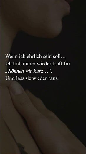 Können wir kurz...