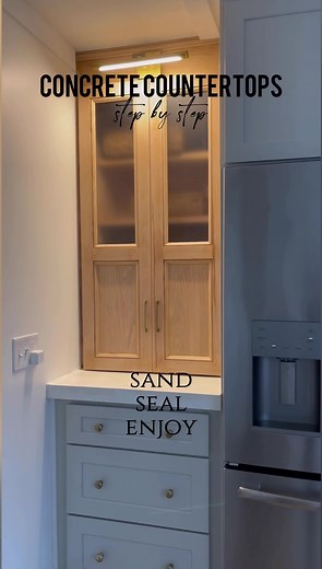 Thinking of trying concrete countertops? Using ZCounterform makes it easy. Click the link in our bio to get started! @ourhighlandshome shows us their step by step DIY process using our products. 👏🏼 #diyhomeprojects #diycountertops #diyhomereno #diykitchenremodel