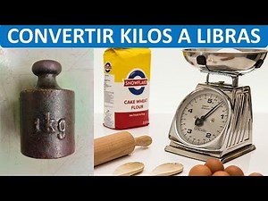 Convertir kilos a libras