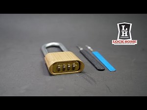 como abrir un candado de combinación Sesamee con Bypass
