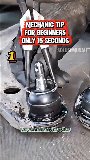 3 tips for beginner mechanics, Remove Ball Joint Without Removing Upper Arm, Insert seal piston,