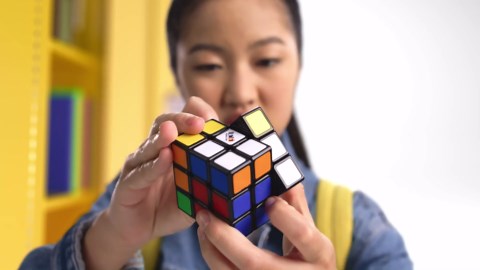Rubik’s Cube, Crystal Cube, Transparent 3x3 Color-Matching Puzzle Game, Problem-Solving Brain Teaser, Classic Color-Matching Puzzle, Fidget Toy, Sensory Puzzle for Adults, Teens, Kids, Ages 8 & Up