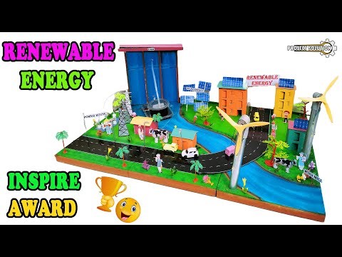 RENEWABLE ENERGY WORKING MODEL || INSPIRE AWARD MODEL || PROJECT SOLUTION