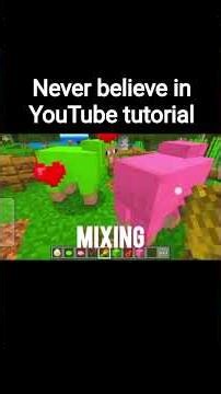 Minecraft Baby Sheep Moment 🐑🌈 (Color Mixed Chaos!)