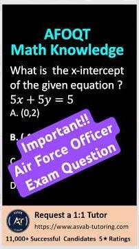 Very Important Afoqt Math knowledge Question.#afoqt #airforce #usaf #airforceofficer