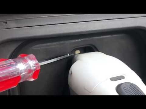 The Trick To Release A Stuck EV Charging Connector