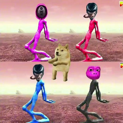 Alien Dance Battle Dame to cosita part-44 #elchombo #aliendance #alienremix #trend #comedy