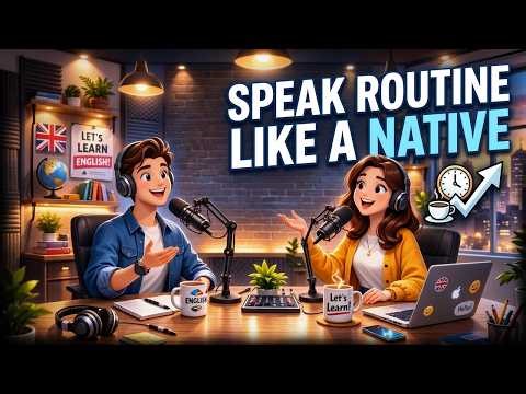 Easy English Conversation | Describe Your Daily Routine Like a Native Speaker