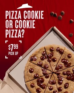 Whatever you want to call it, it’s huge! Get your hands on our gigantically delicious Ultimate Chocolate Chip Cookie. | Pizza Hut | Facebook