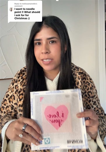 Replying to @melissamainello what to get as a needlepoint beginner! A canvas, the threas, a threader and scissors #needlepoint #needlepointforbeginners #needlepointbeginner #needlepointtiktok