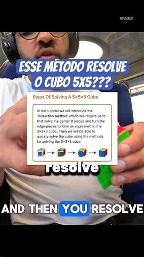 Método fácil para resolver o cubo 5x5x5