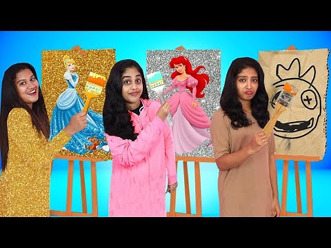 SUPER RICH VS RICH Vs BROKE DRAWING CHALLENGE 🤩 | WHO DRAWS BETTER WINS THE GIFT | PULLOTHI