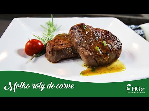 Molho roty de carne | Receitas HCor