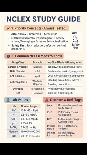 Essential NCLEX Study Guide for Nursing Success