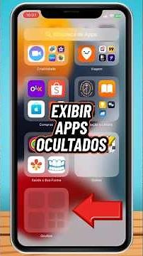 Como TIRAR APLICATIVOS OCULTADOS no iPhone iOS #iphone #tutoriais #tutorialesandroid #tecnologia