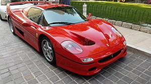 Ferrari F50 Front View stock footage. Video of grand - 93394120