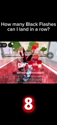 How Many Black Flashes in a Row? #jjs #fypシ゚viral #edit