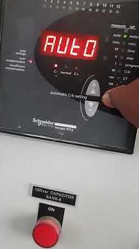 Schneider APFC 12 step RT12 Relay Settings