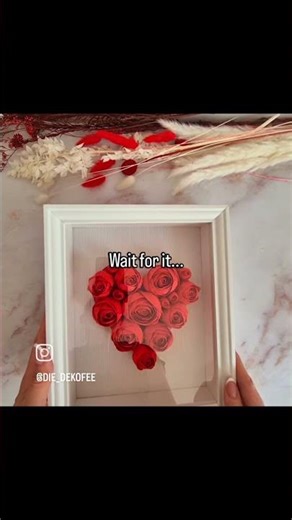 Geschenk zur Hochzeit, Handmade Paperflowers