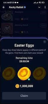 15 September Rocky Rabbit Easter Eggs |Today Rocky Rabbit Easter Eggs |Rocky Rabbit Easter Eggs Card