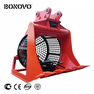 [Hot Item] Excavator Rotating Bucket Screening Bucket for Excavator 30 Tons