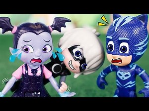 PJ Masks Toys ⚡Lunagirl catches Vampirina ⚡⚡