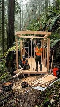 This Hidden Forest Cabin Was Built Inside a Tree… Wait Till You See the Inside 😳🌲