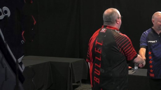 BUNTING IS ON FIRE! 🔥 It's Players Championship final number three for Stephen Bunting this week in Wigan as he narrowly beats Raymond van Barneveld 7-6, pinning the 104 checkout to stop Barney in his tracks. 📺 http://bit.ly/PDCTVLive | #PC26 | Professional Darts Corporation