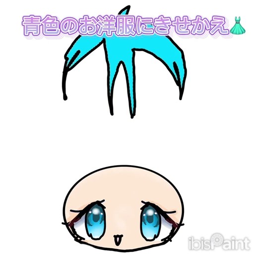 【アイビスペイント】小1が描く「めがみずりん」メイキング🎨まさかのキャラと勝手にコラボ！？