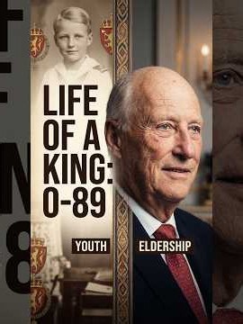 The Life of King Harald V: Ages 0 to 89 👑 #monarchy #history #kingharald @royaltyfandom