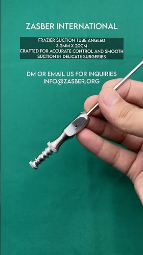 The Silent Power Behind Every Precise Surgery – Frazier Suction Tube Revealed! ✨