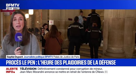 Procès de Marine Le Pen: l'heure est aux plaidoiries des avocats de la défense