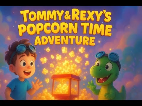 Tommy & Rexy’s Popcorn Time Adventure | Funny 3D Cartoon for Kids