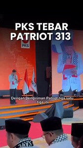 9.1K views · 1K reactions | Partai Keadilan Sejahtera (PKS) melakukan Launching Program Tebar Patriot 313. Istilah 313 diambil dari Pasal 31 Ayat 3 Undang-Undang Dasar Republik Indonesia, bahwa setiap elemen bangsa memiliki tugas mulia untuk terlibat dalam proses pembangunan karakter anak bangsa. Adanya program ini diharapkan dapat menambah kontribusi PKS dalam kiprah mencerdaskan kehidupan bangsa secara nasional. #MunasPKS #PKSpembelaRakyat #PKS | Partai Keadilan Sejahtera | Facebook
