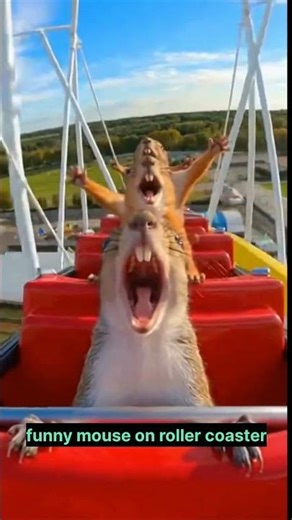 funny mouse on roller coaster# short # funnymouse # funny short