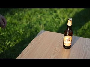How to open a beer with table