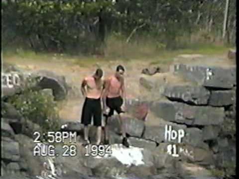 110 foot Quincy Quarry Jump Swingles! Skip to 2:00